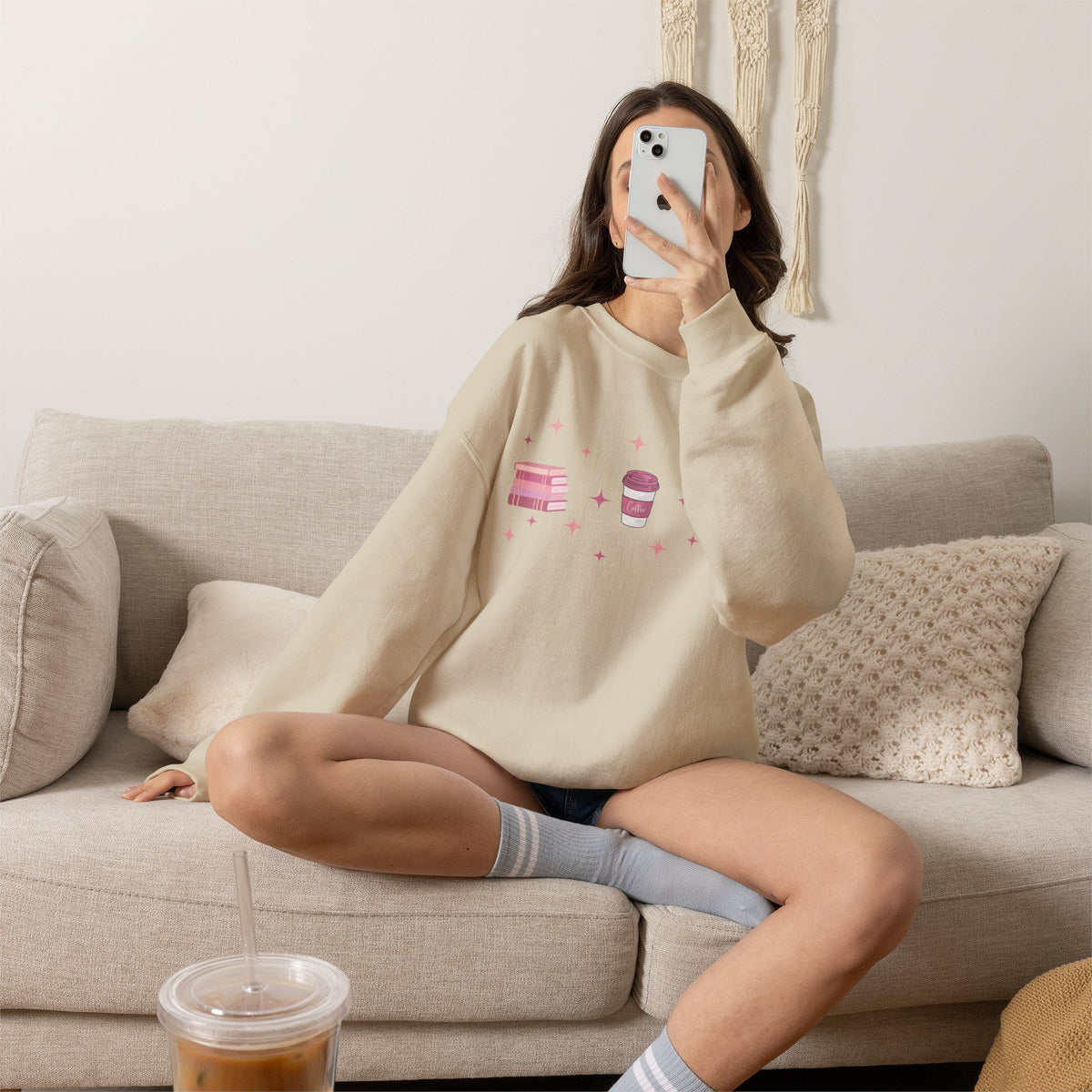 Pink Starlight Crewneck