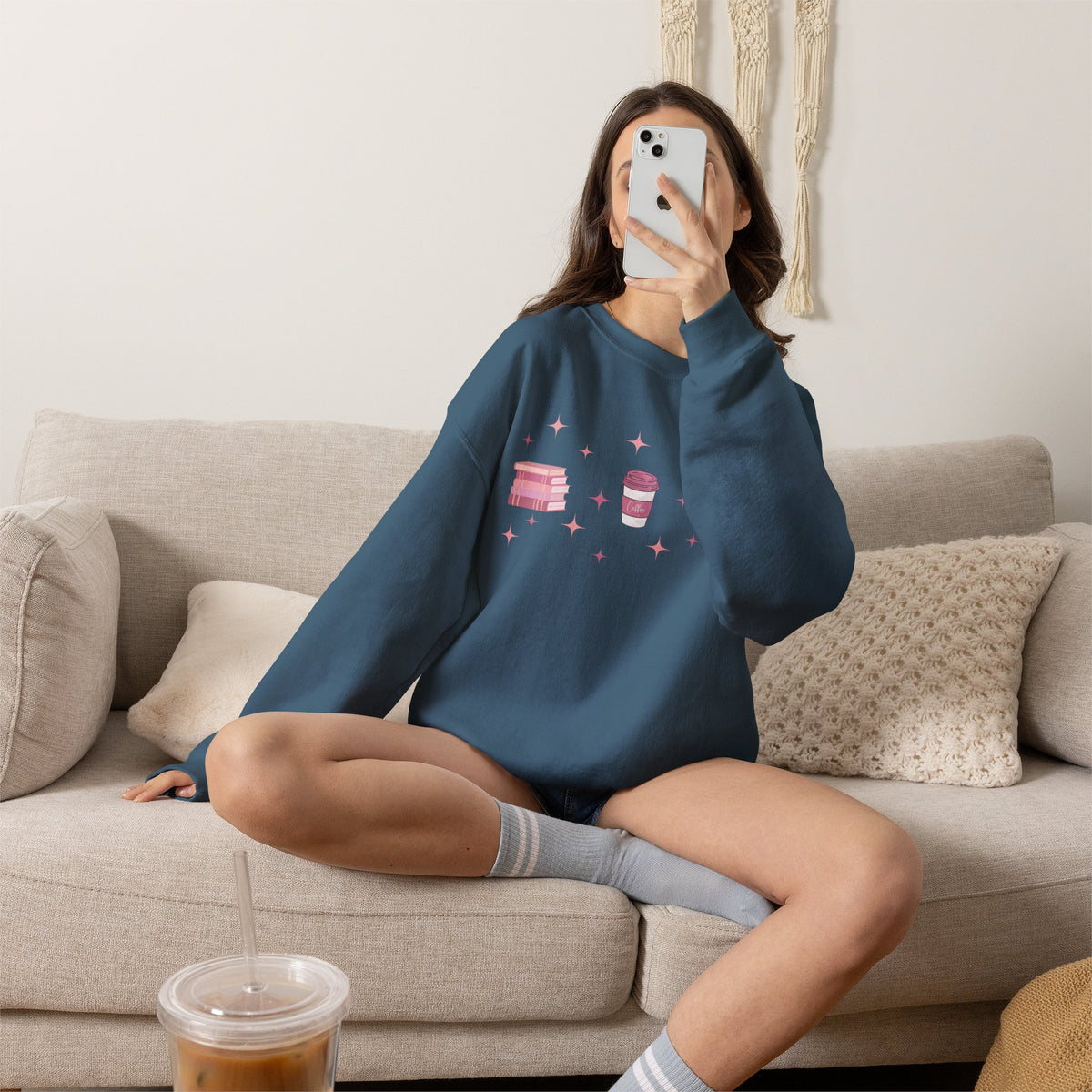 Pink Starlight Crewneck