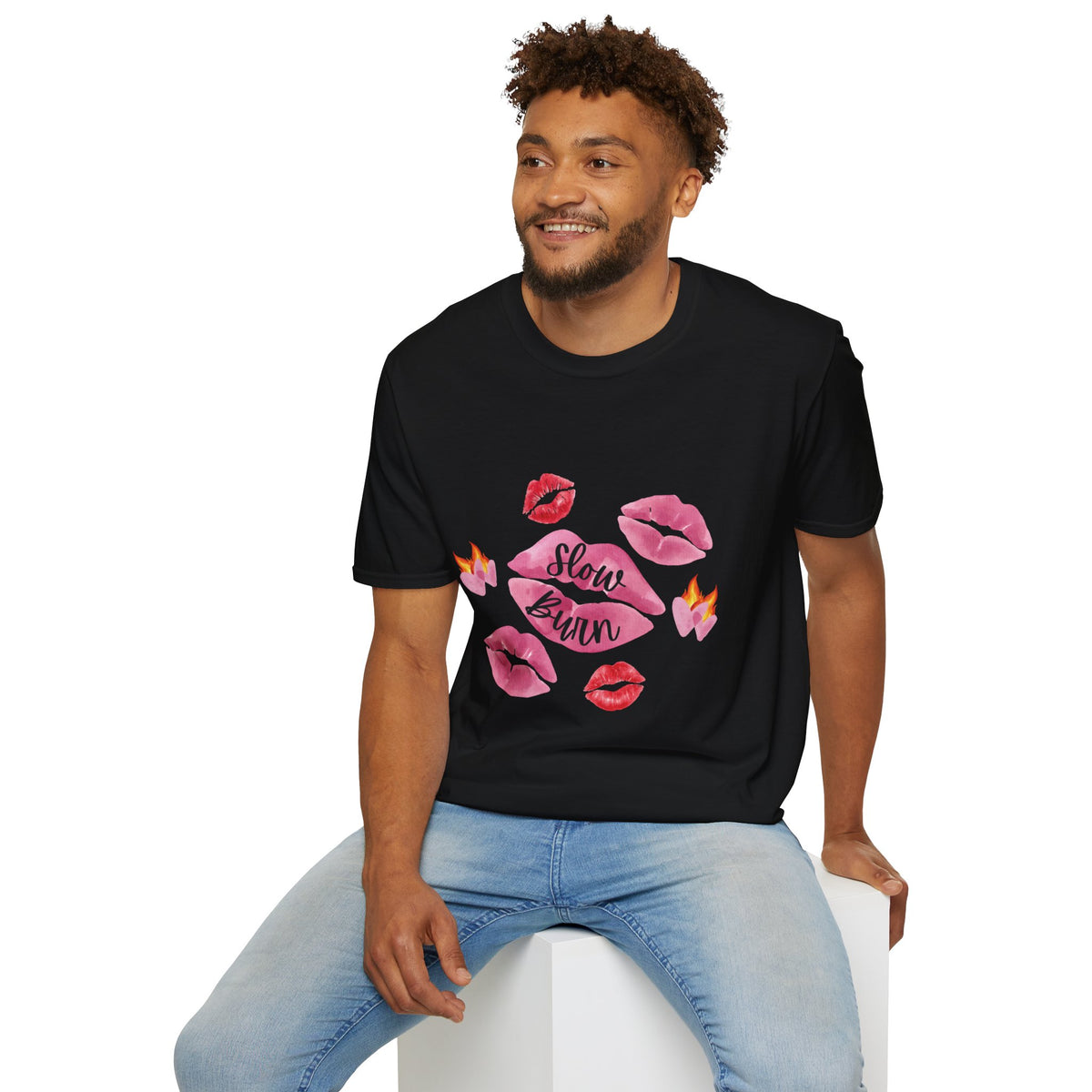 Kiss “Slow Burn” Trope T-Shirt