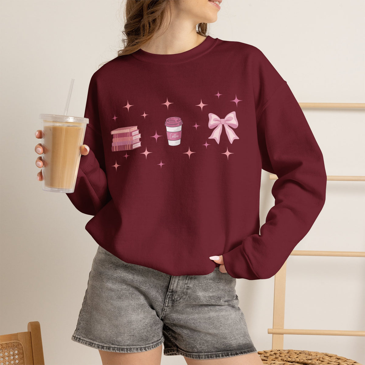 Pink Starlight Crewneck