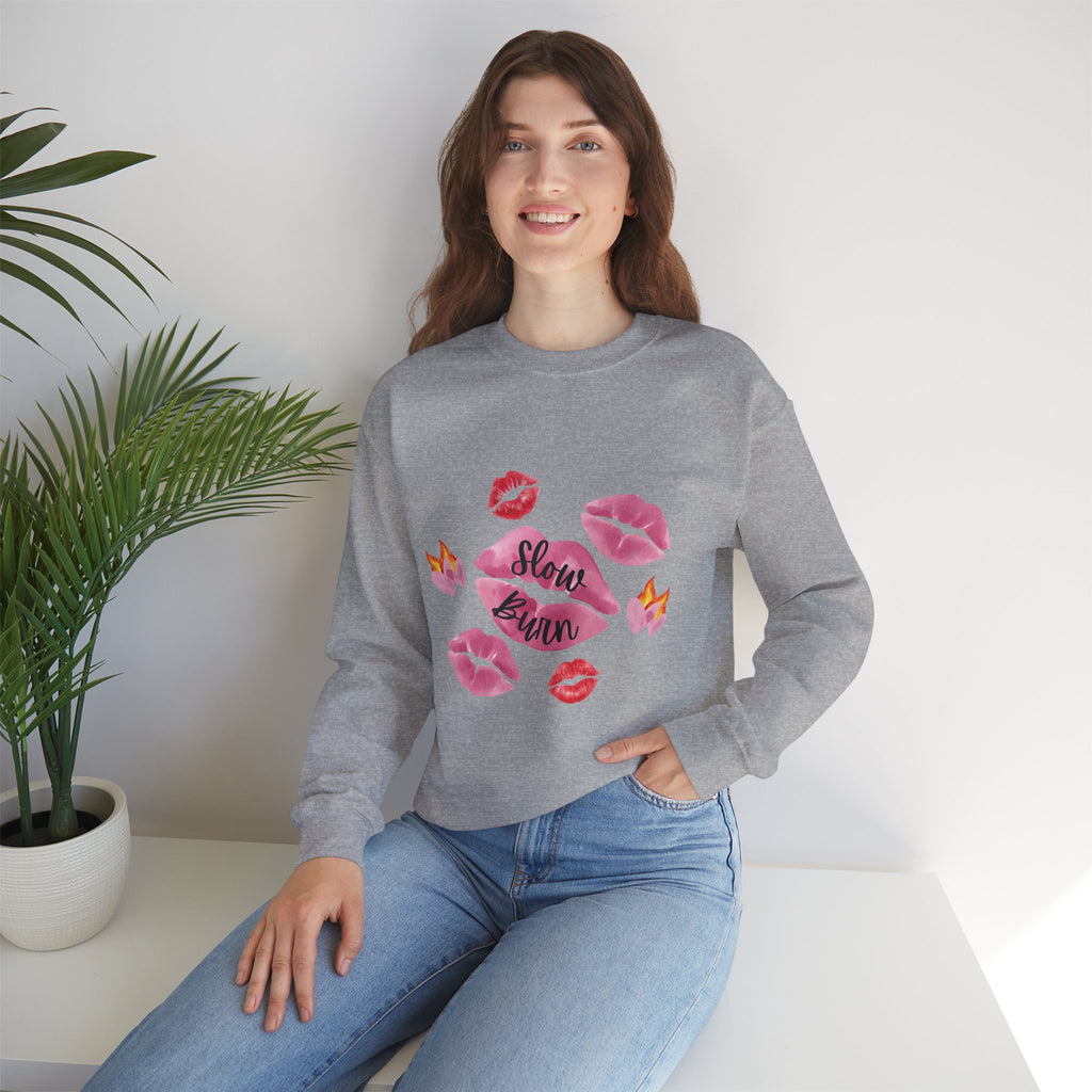 Kiss “Slow Burn” Trope Crewneck