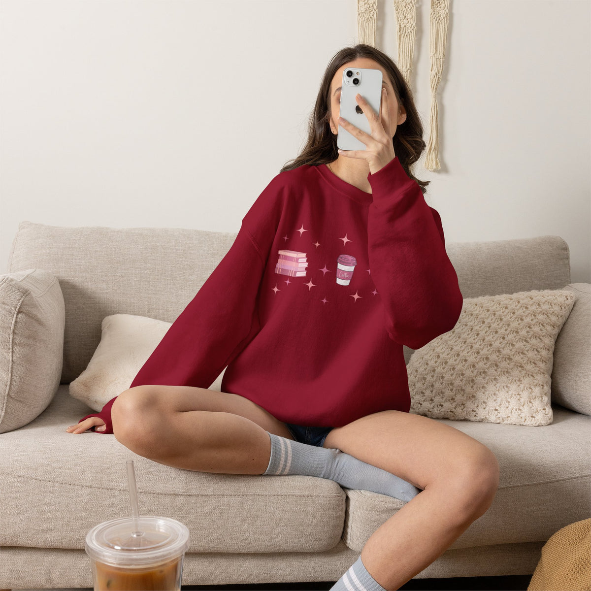 Pink Starlight Crewneck