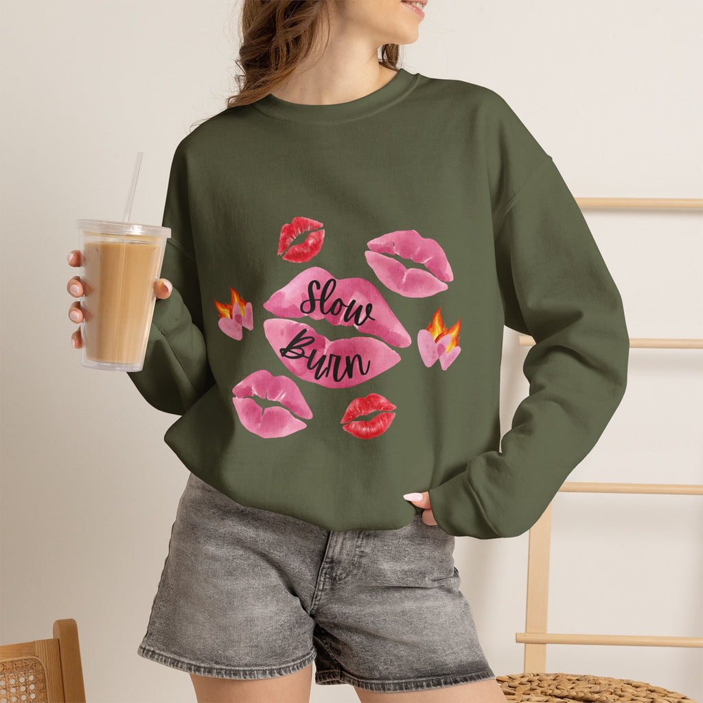 Kiss “Slow Burn” Trope Crewneck