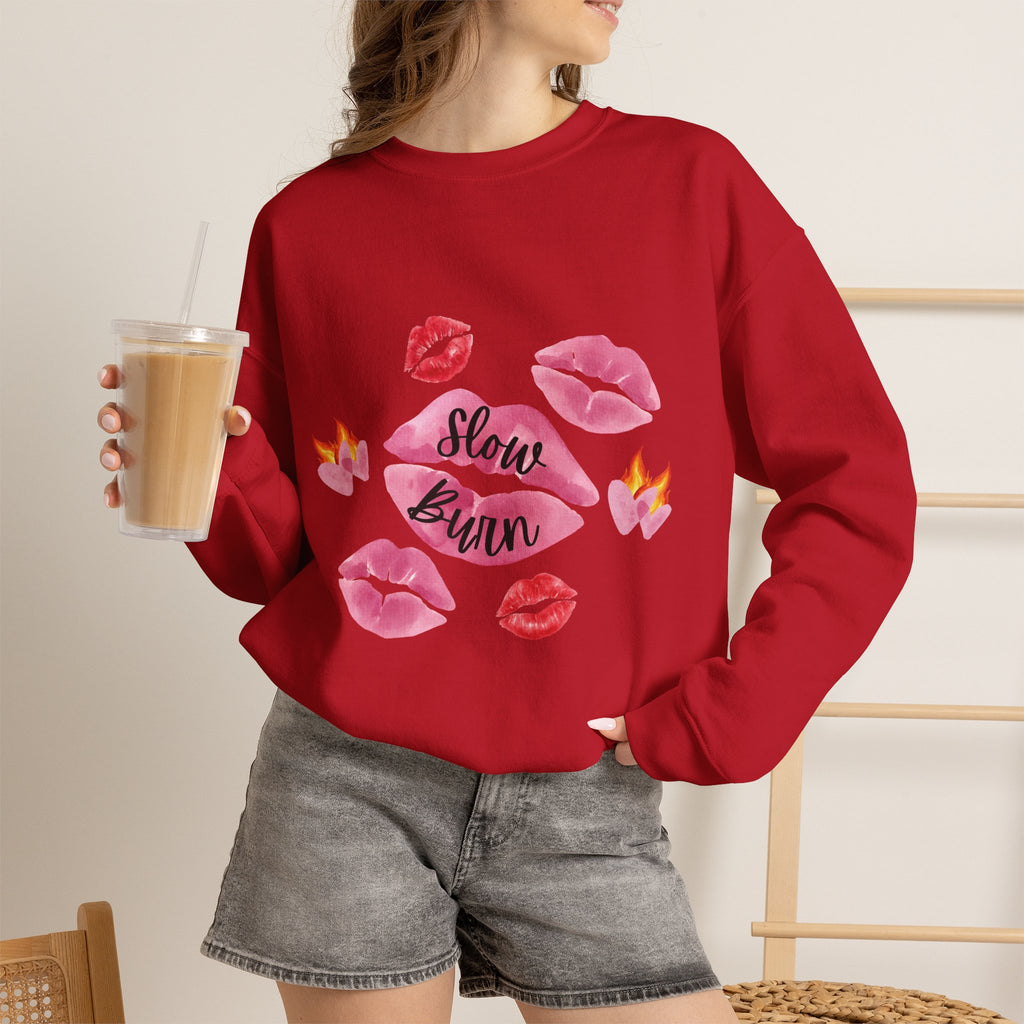 Kiss “Slow Burn” Trope Crewneck