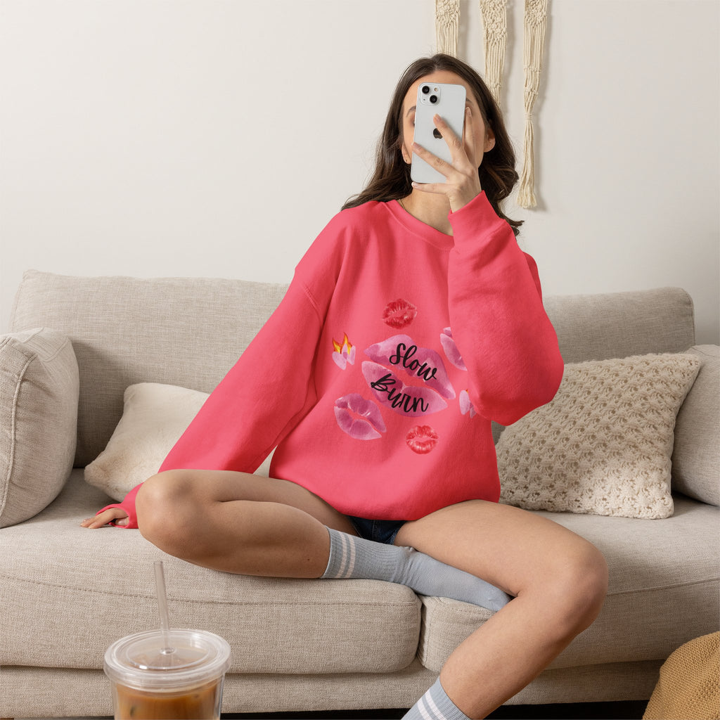 Kiss “Slow Burn” Trope Crewneck