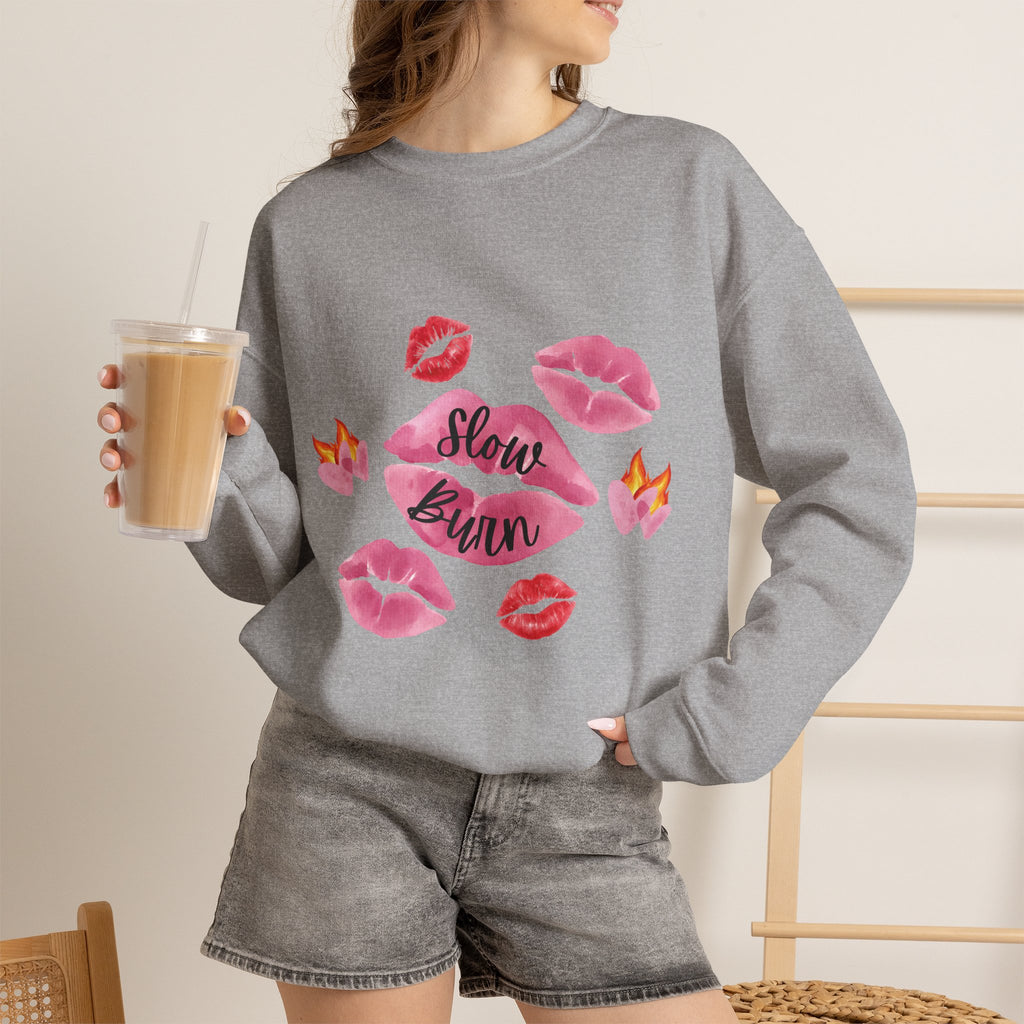 Kiss “Slow Burn” Trope Crewneck