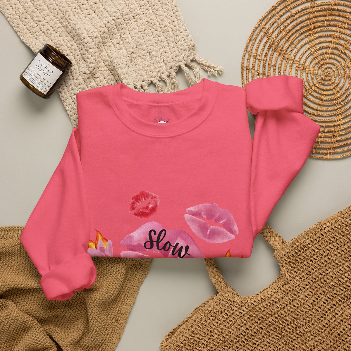 Kiss “Slow Burn” Trope Crewneck