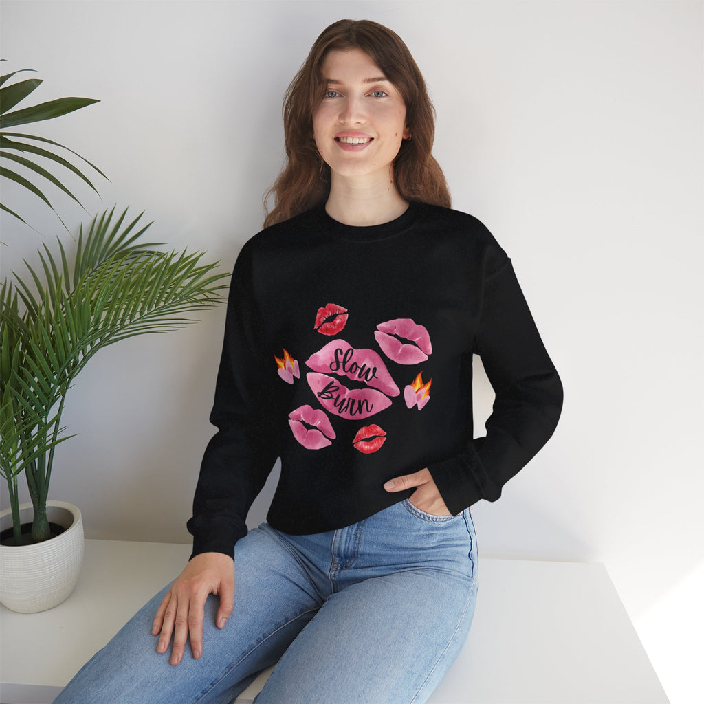 Kiss “Slow Burn” Trope Crewneck