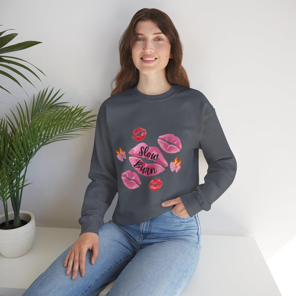 Kiss “Slow Burn” Trope Crewneck