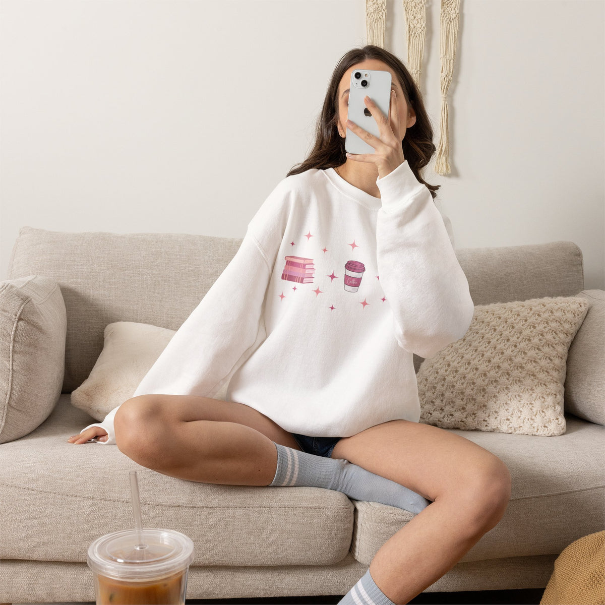 Pink Starlight Crewneck