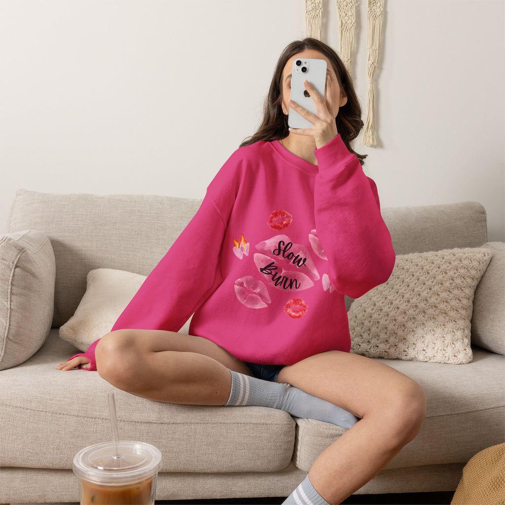 Kiss “Slow Burn” Trope Crewneck
