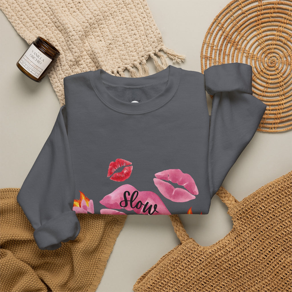 Kiss “Slow Burn” Trope Crewneck