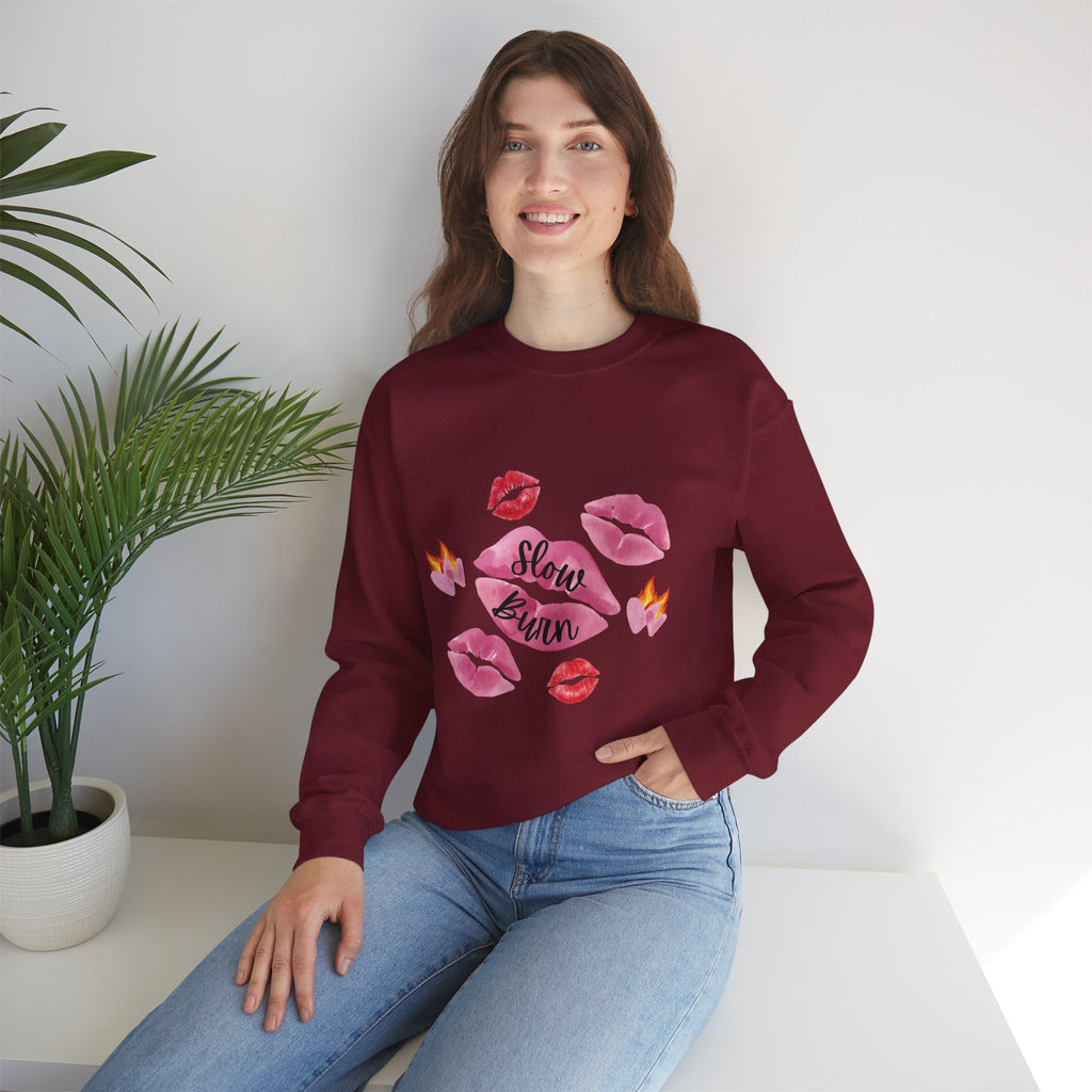 Kiss “Slow Burn” Trope Crewneck