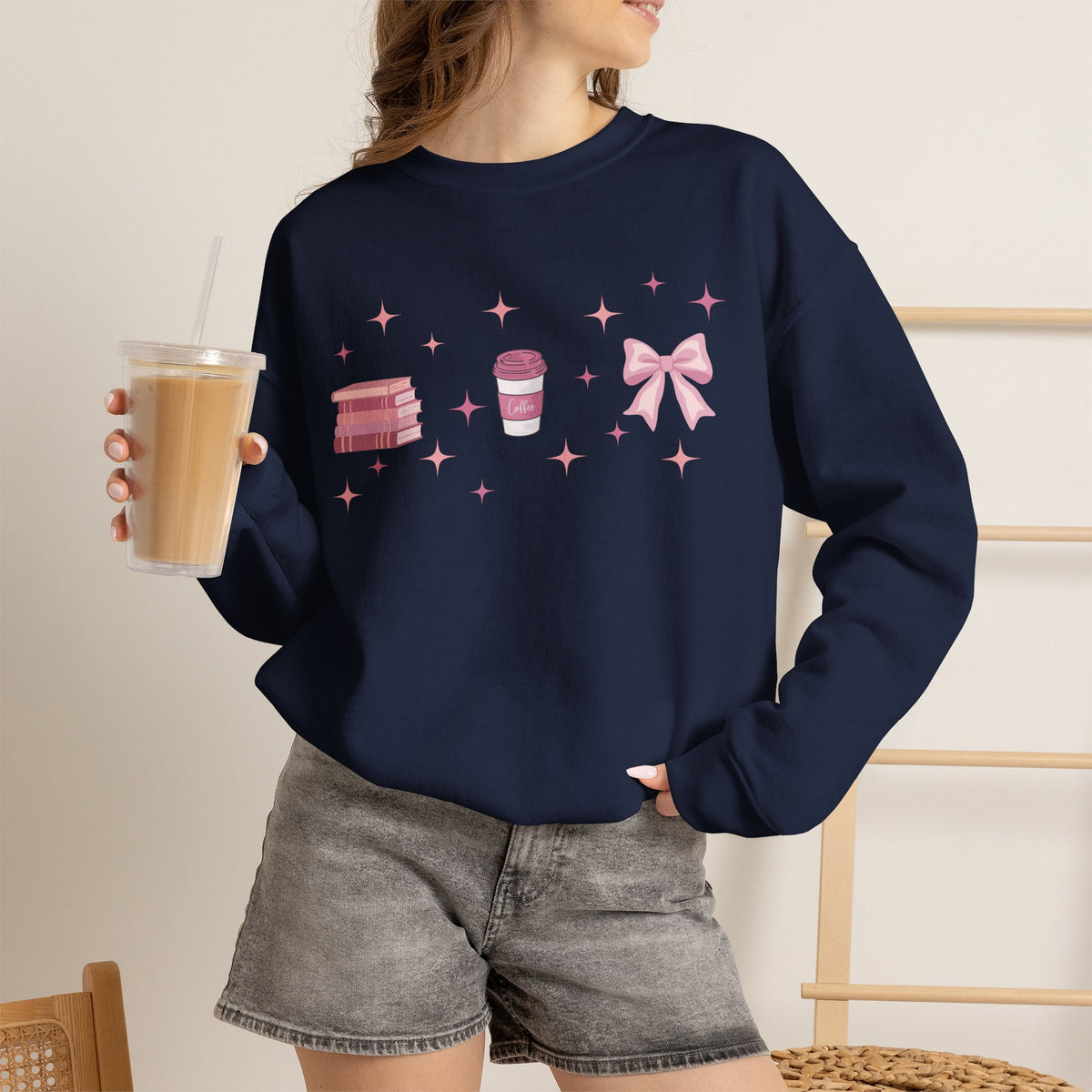 Pink Starlight Crewneck