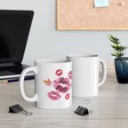 Kiss Mug – Pink Lip “Slow Burn” Trope Cup (11oz, 15oz)