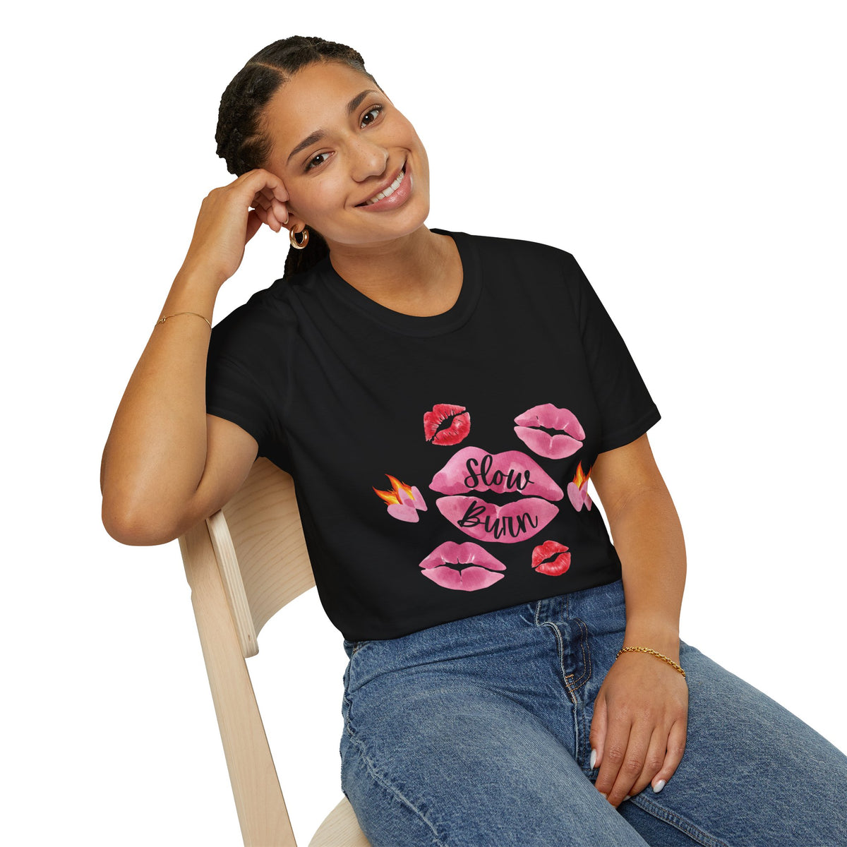 Kiss “Slow Burn” Trope T-Shirt