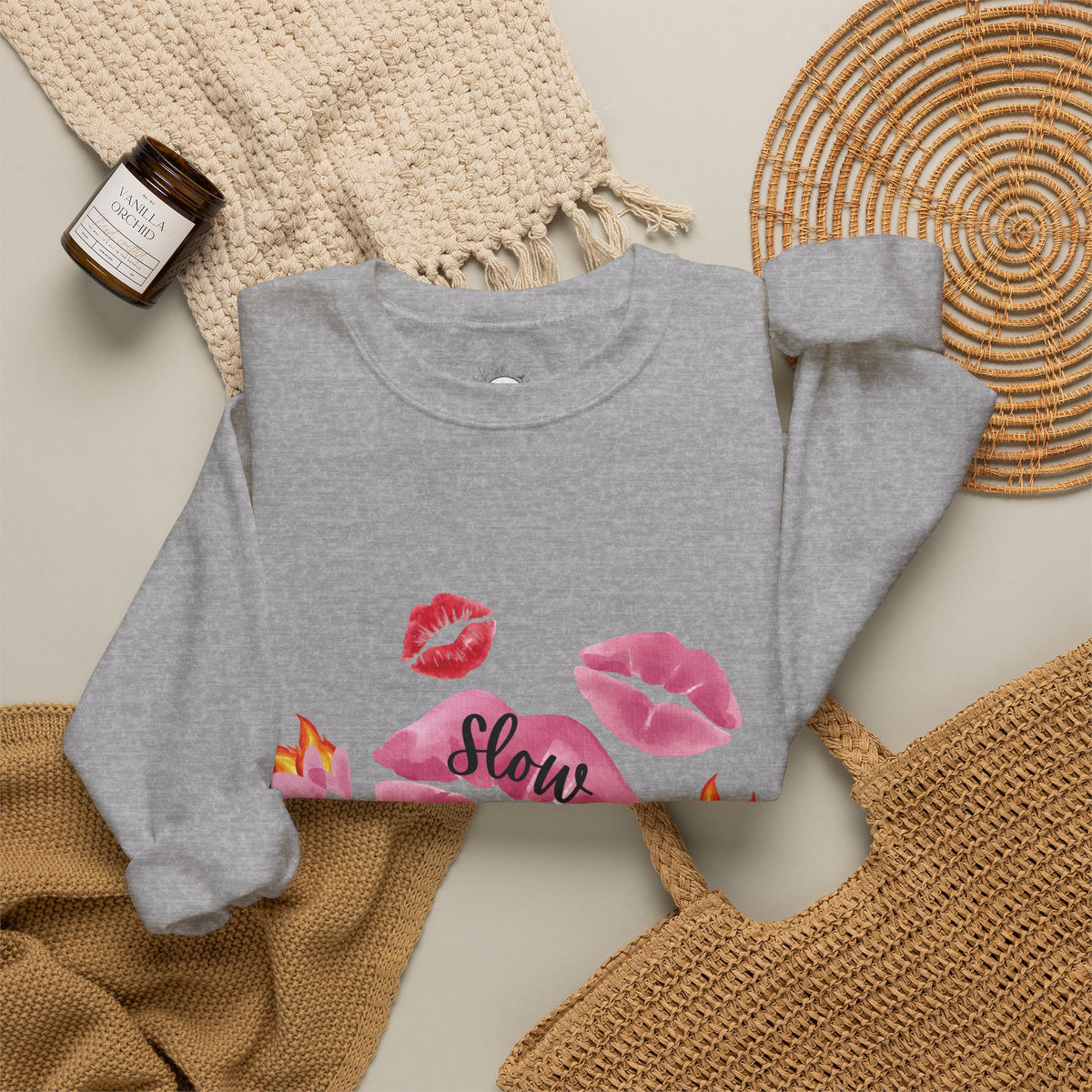 Kiss “Slow Burn” Trope Crewneck