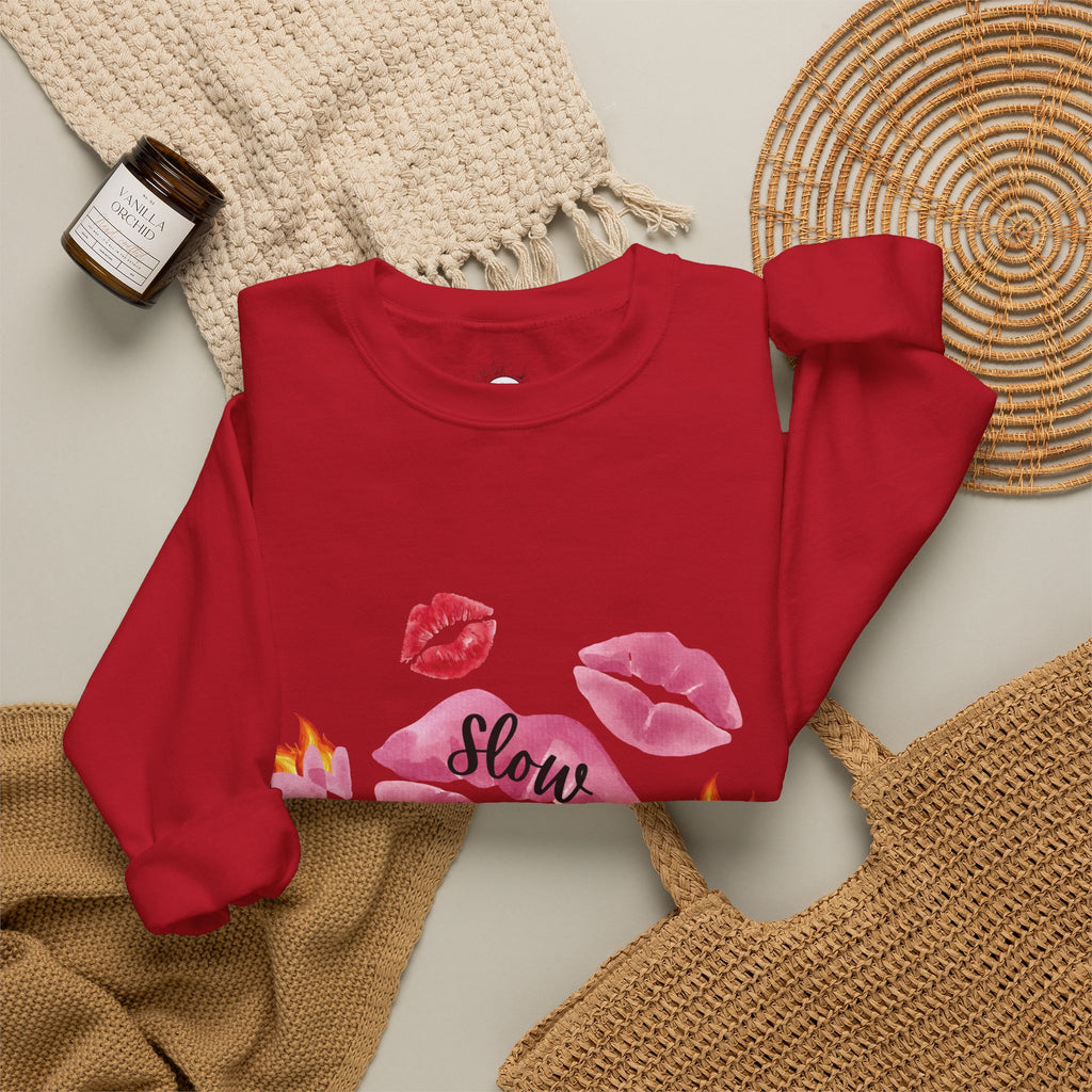 Kiss “Slow Burn” Trope Crewneck