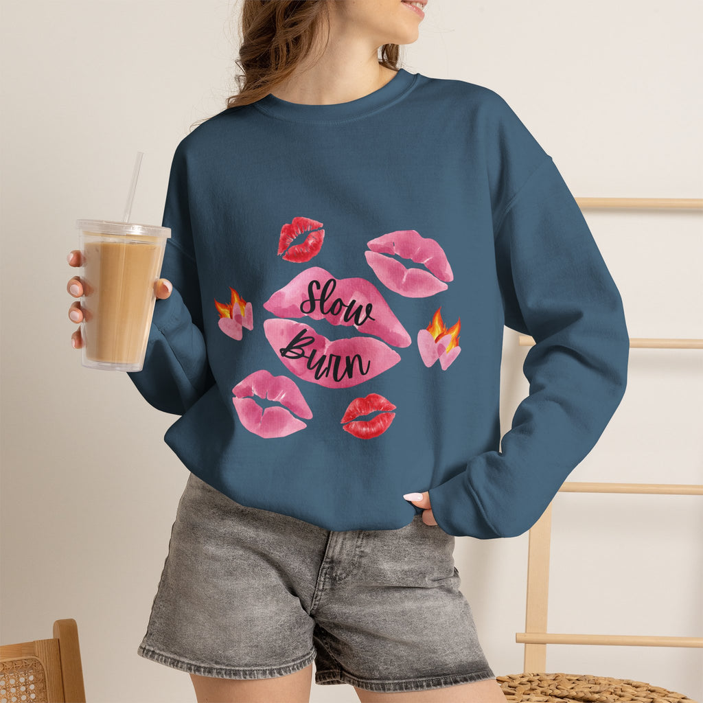 Kiss “Slow Burn” Trope Crewneck
