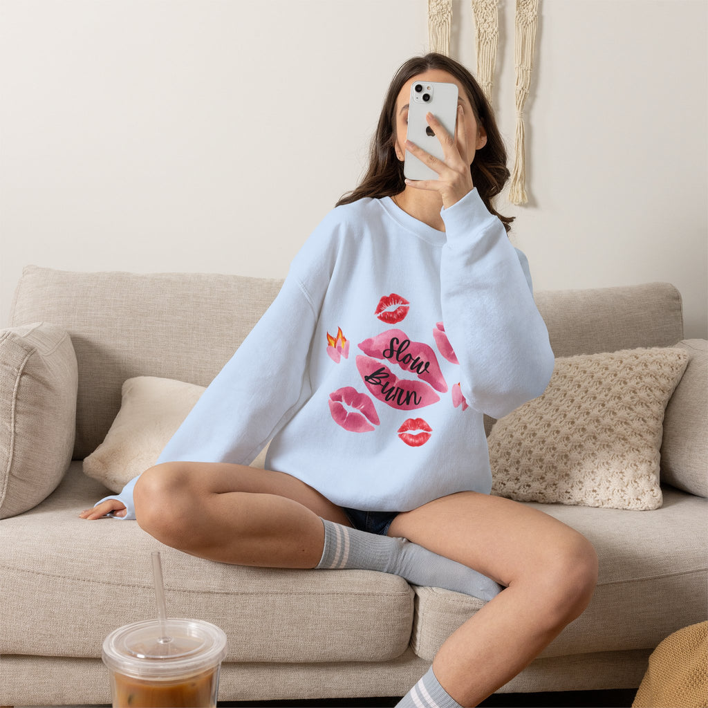 Kiss “Slow Burn” Trope Crewneck