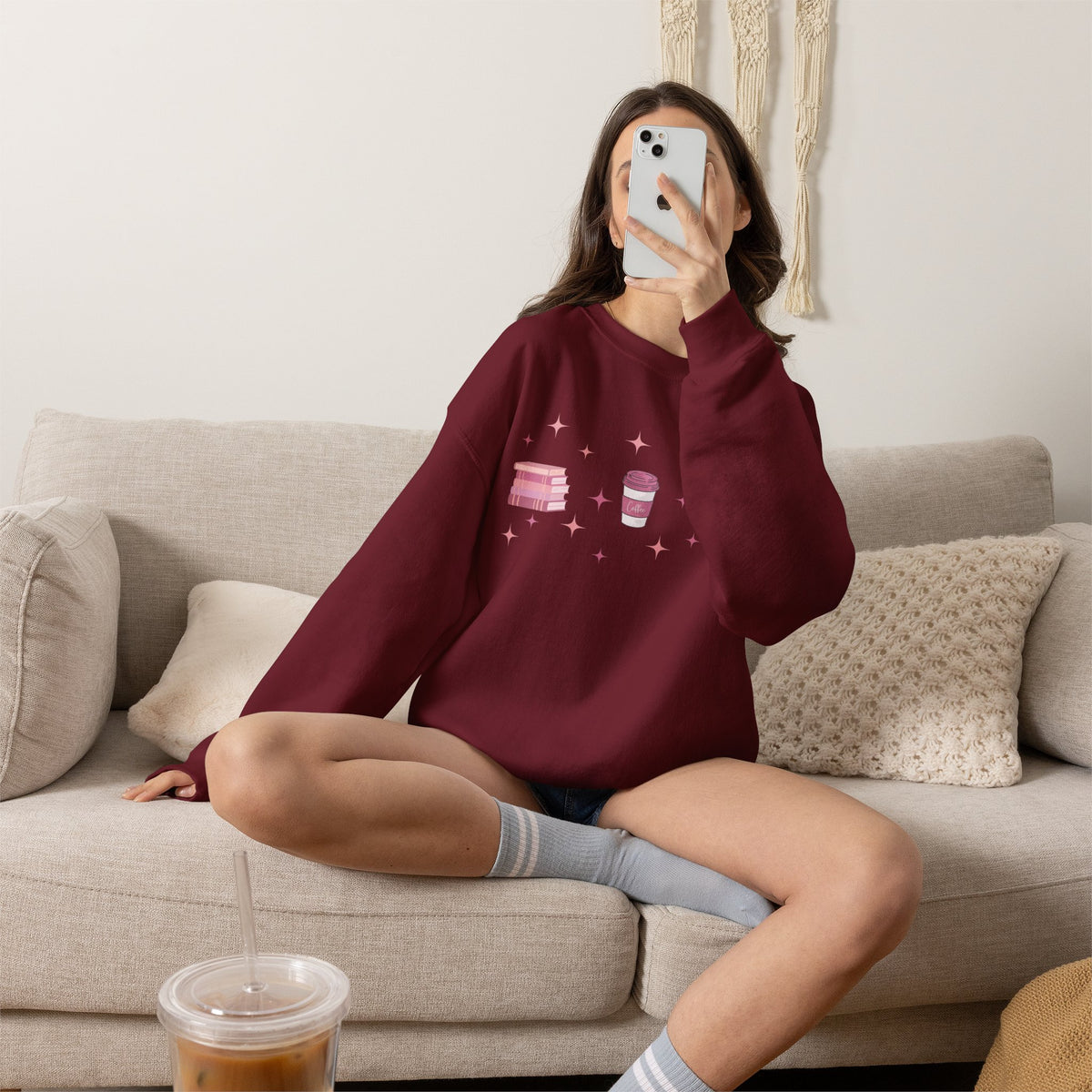 Pink Starlight Crewneck