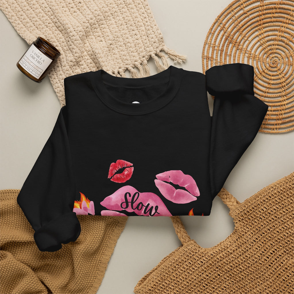 Kiss “Slow Burn” Trope Crewneck