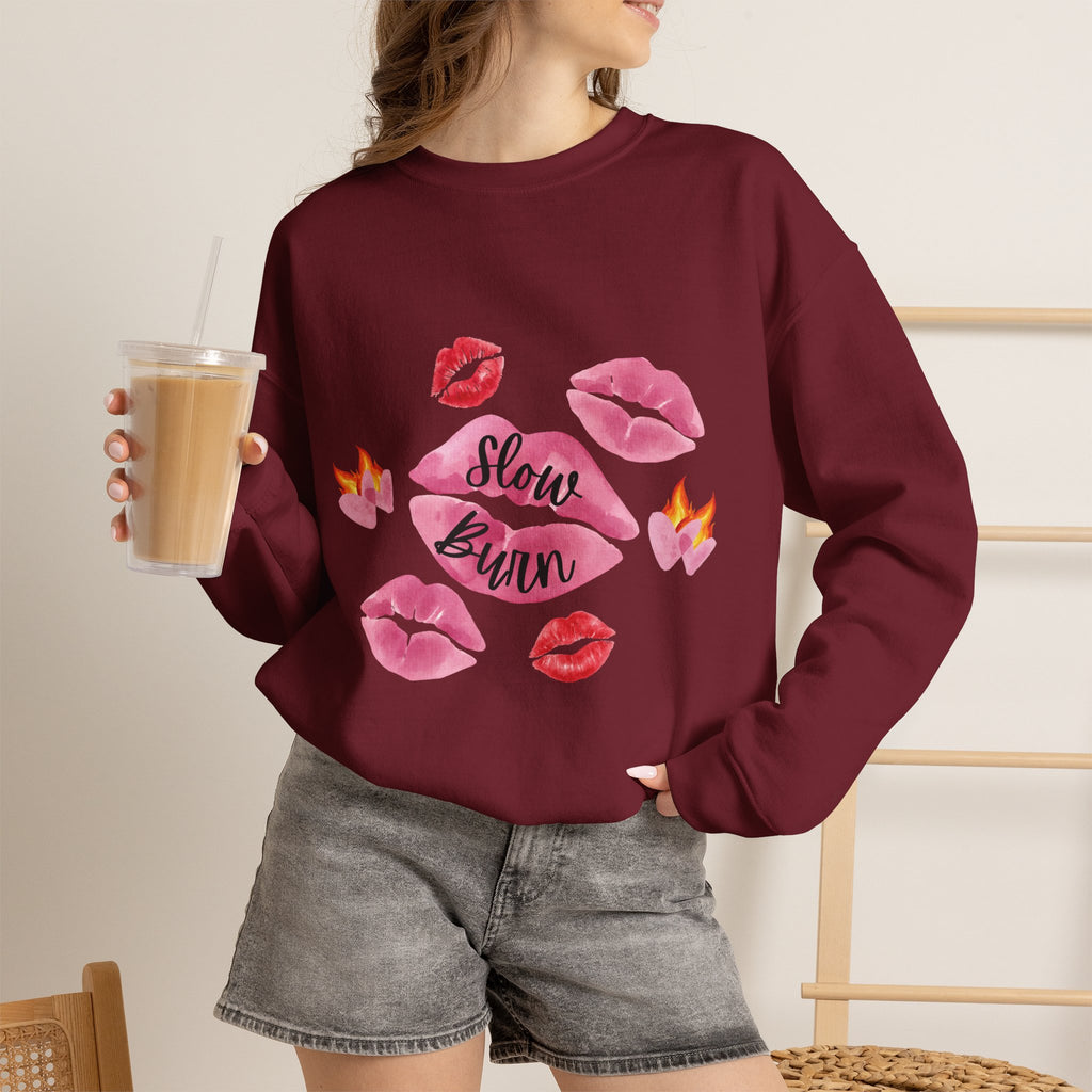 Kiss “Slow Burn” Trope Crewneck