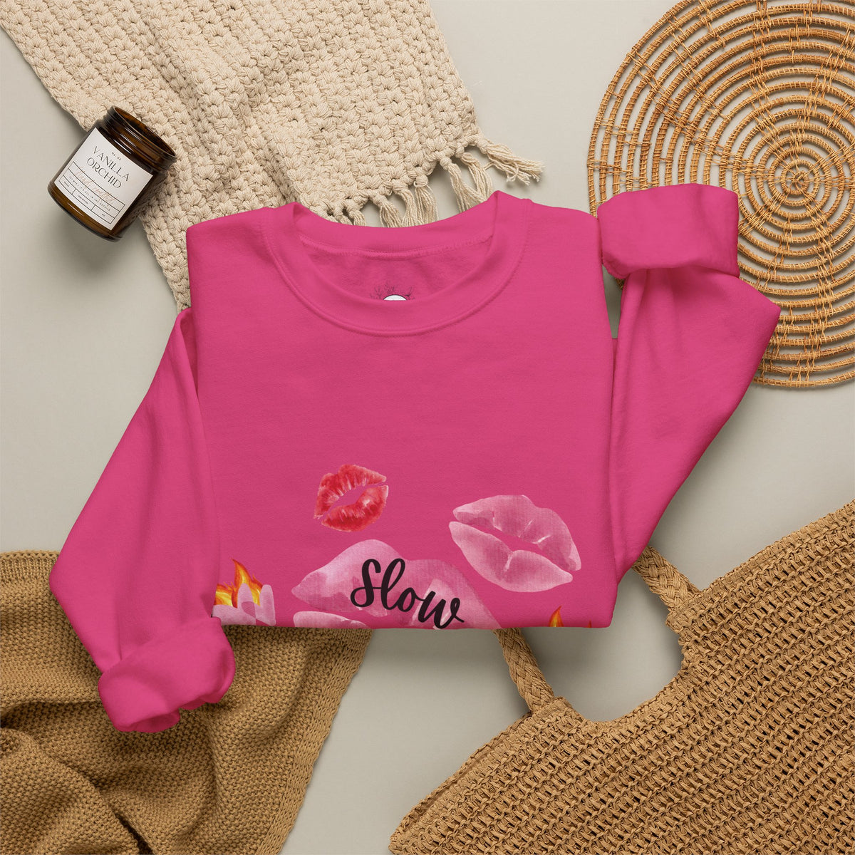Kiss “Slow Burn” Trope Crewneck
