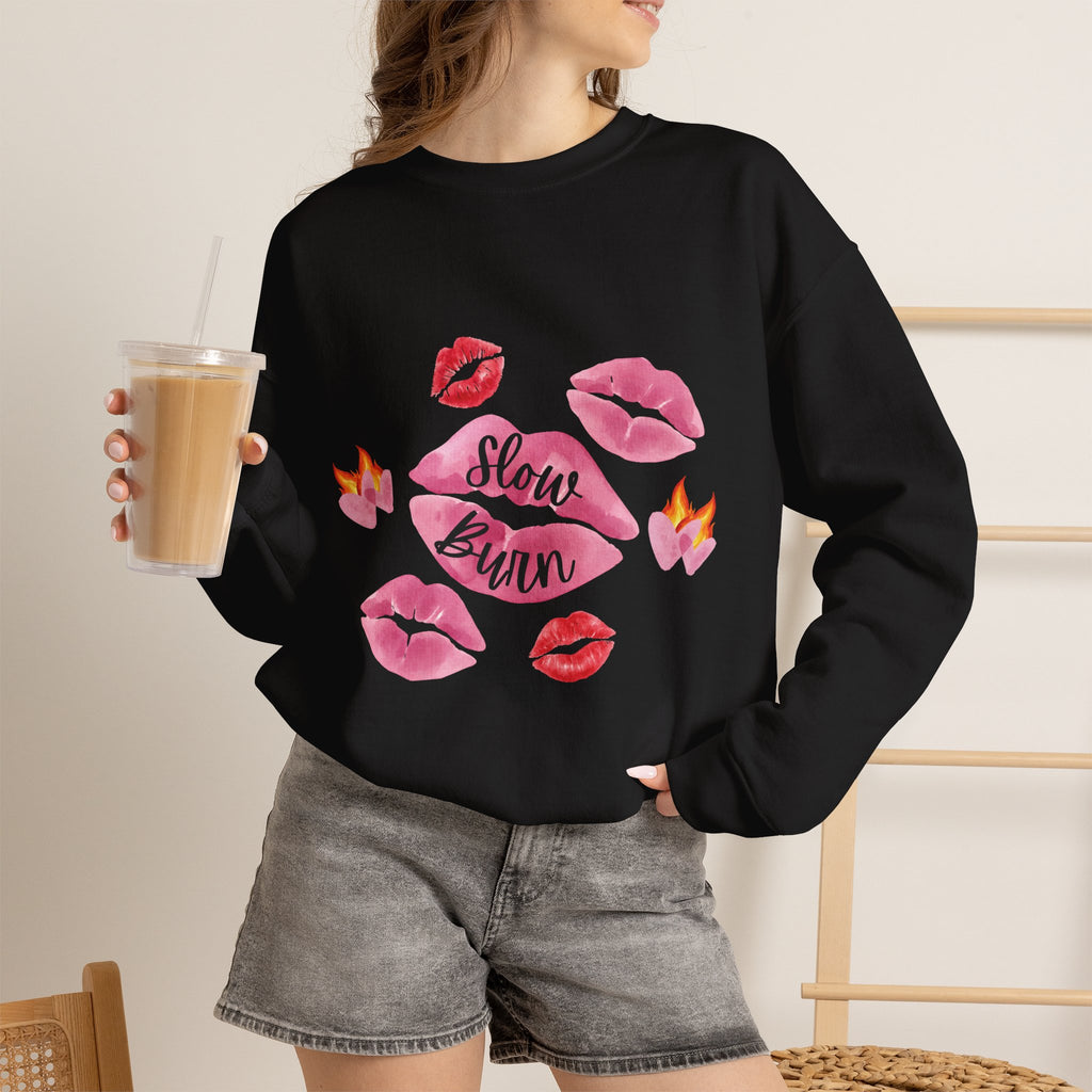 Kiss “Slow Burn” Trope Crewneck