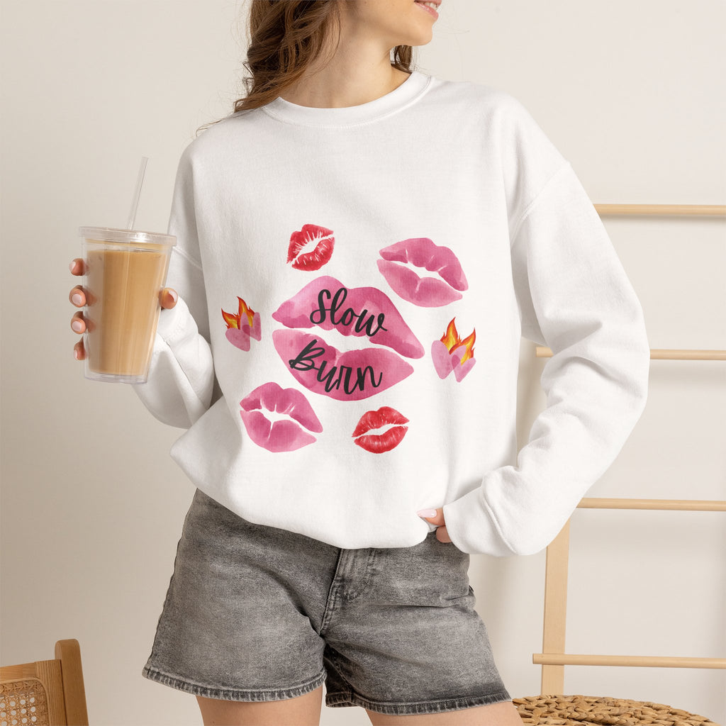 Kiss “Slow Burn” Trope Crewneck