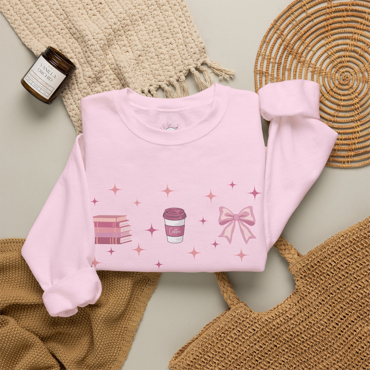 Pink Starlight Crewneck