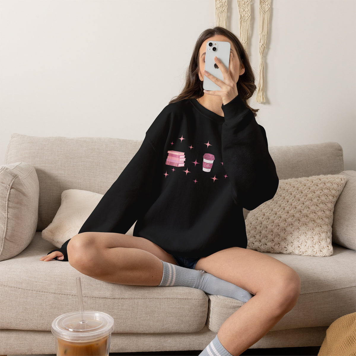 Pink Starlight Crewneck