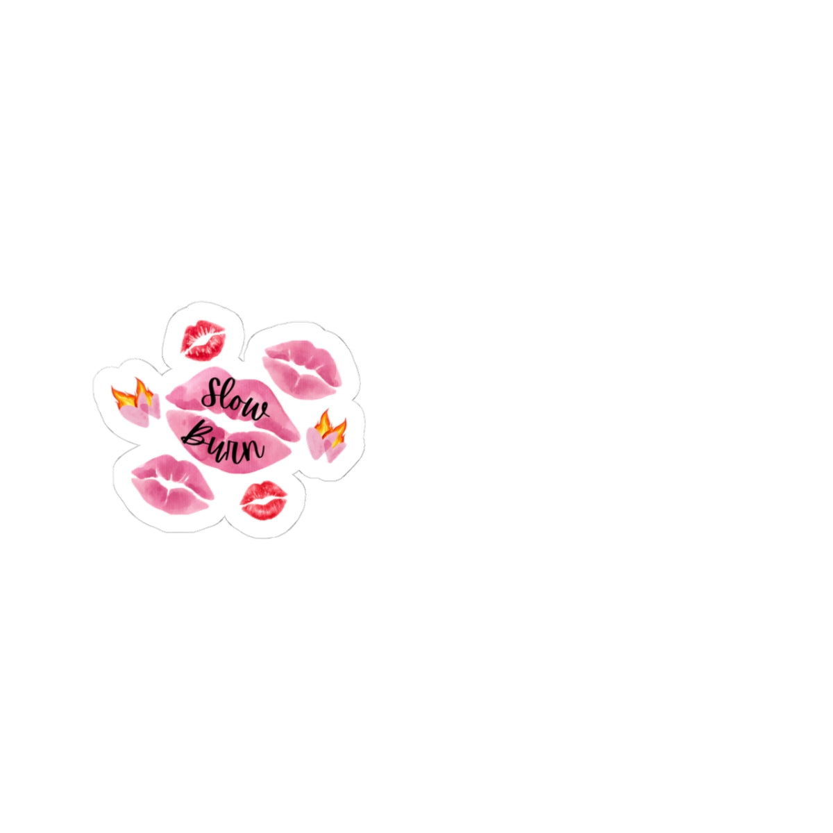 Kiss “Slow Burn” Sticker