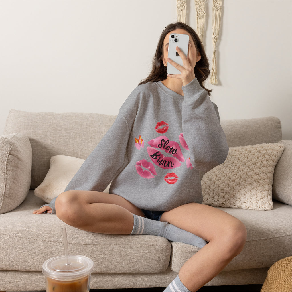 Kiss “Slow Burn” Trope Crewneck